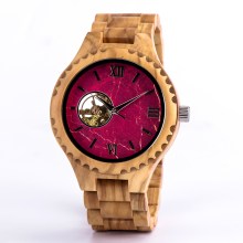 Edenhölzer Holzuhr Herren Armbanduhr Automatik Mistique Holzarmband Edenhölzer Holzuhr Herren Armbanduhr Automatik Mistique Holzarmband