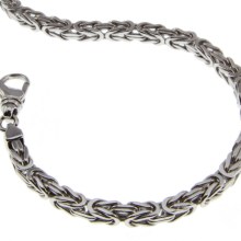 5mm Königskette 70cm - 585 Gold Weißgold 5mm Königskette 70cm - 585 Gold Weißgold