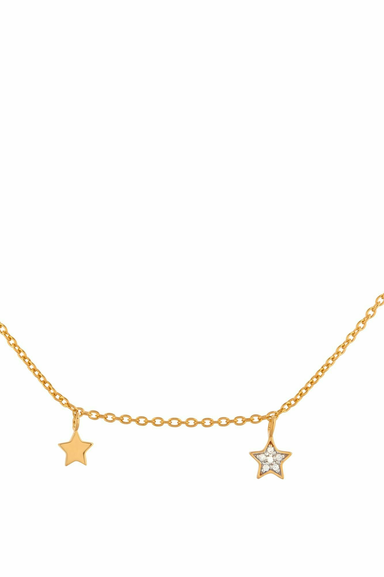 Anhänger mit Kette 925 Sterling Silber gelb vergoldet Sterne Sternschnuppe Zirko... Anhänger mit Kette 925 Sterling Silber gelb vergoldet Sterne Sternschnuppe Zirko...