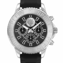 Plein Sport Herren Chronograph GLAM CHRONO PSMEA0124 Edelstahl / Silikon 44 mm Plein Sport Herren Chronograph GLAM CHRONO PSMEA0124 Edelstahl / Silikon 44 mm