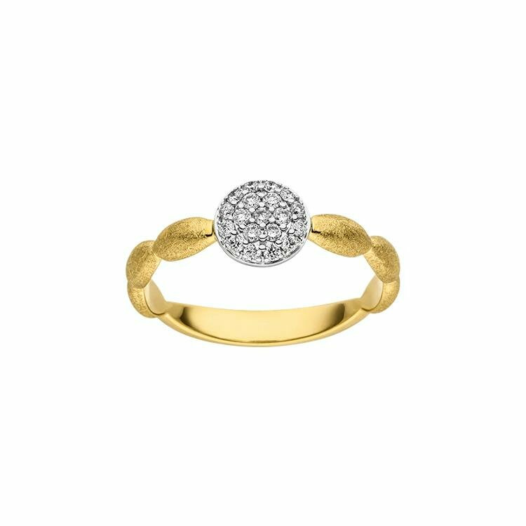 Elaine Firenze Damenring 14ct. Gelb/Weißgold 75032750R/3 Elaine Firenze Damenring 14ct. Gelb/Weißgold 75032750R/3