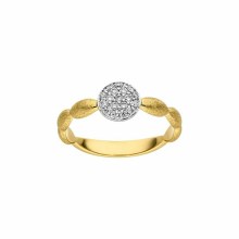 Elaine Firenze Damenring 14ct. Gelb/Weißgold 75032750R/3 Elaine Firenze Damenring 14ct. Gelb/Weißgold 75032750R/3