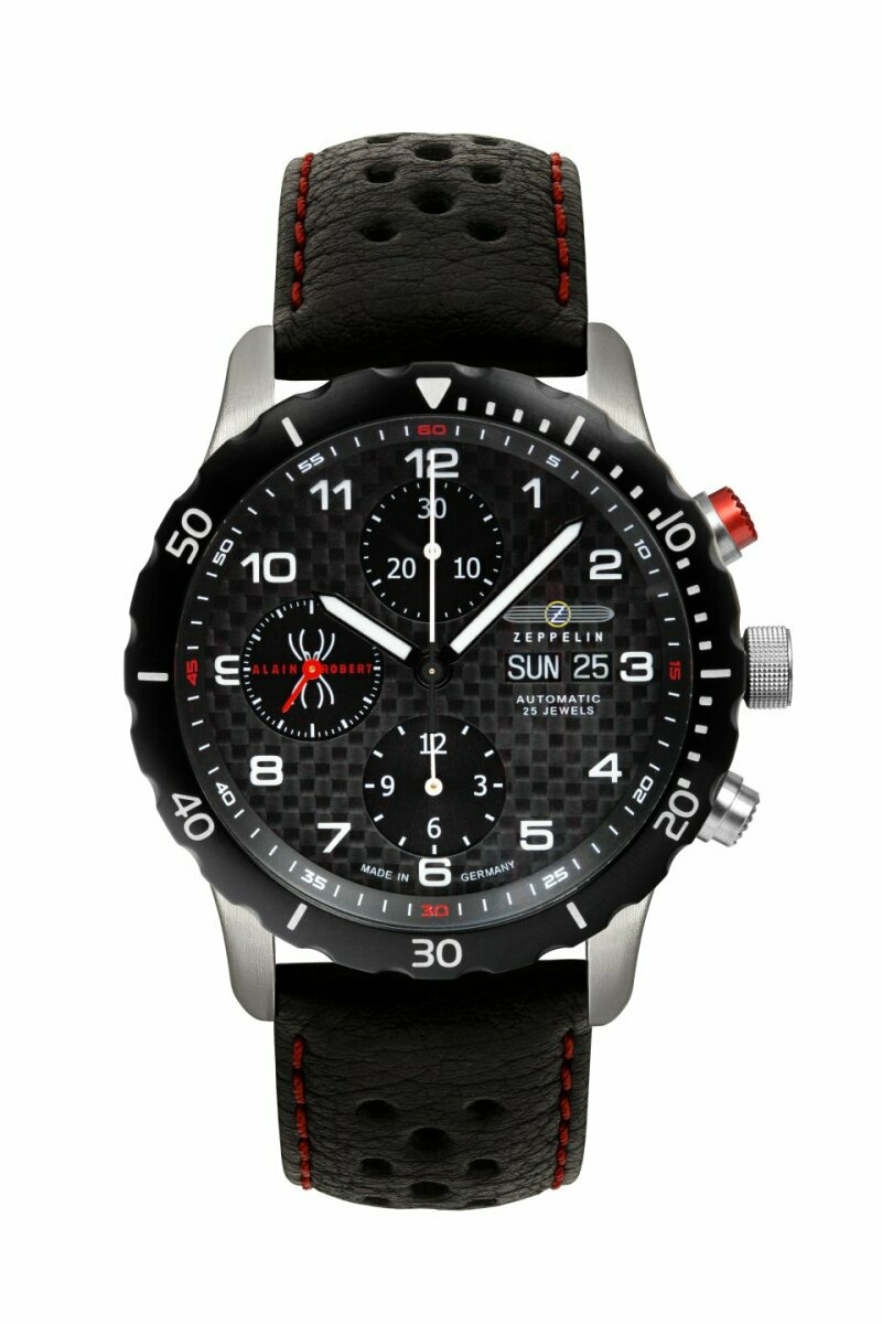 Zeppelin Herrenuhr  NightCruise  Chrono inkl. Ersatzband 72162 – Bild 2