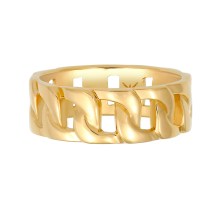 Ring Herren Chunky Chain Look Cool Trend 925 Silber Ring Herren Chunky Chain Look Cool Trend 925 Silber