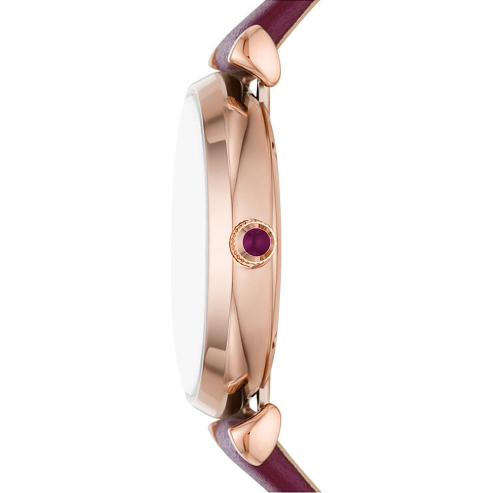 Emporio Armani Damen Armbanduhr Burgund / Roségold AR11487 Emporio Armani Damen Armbanduhr Burgund / Roségold AR11487