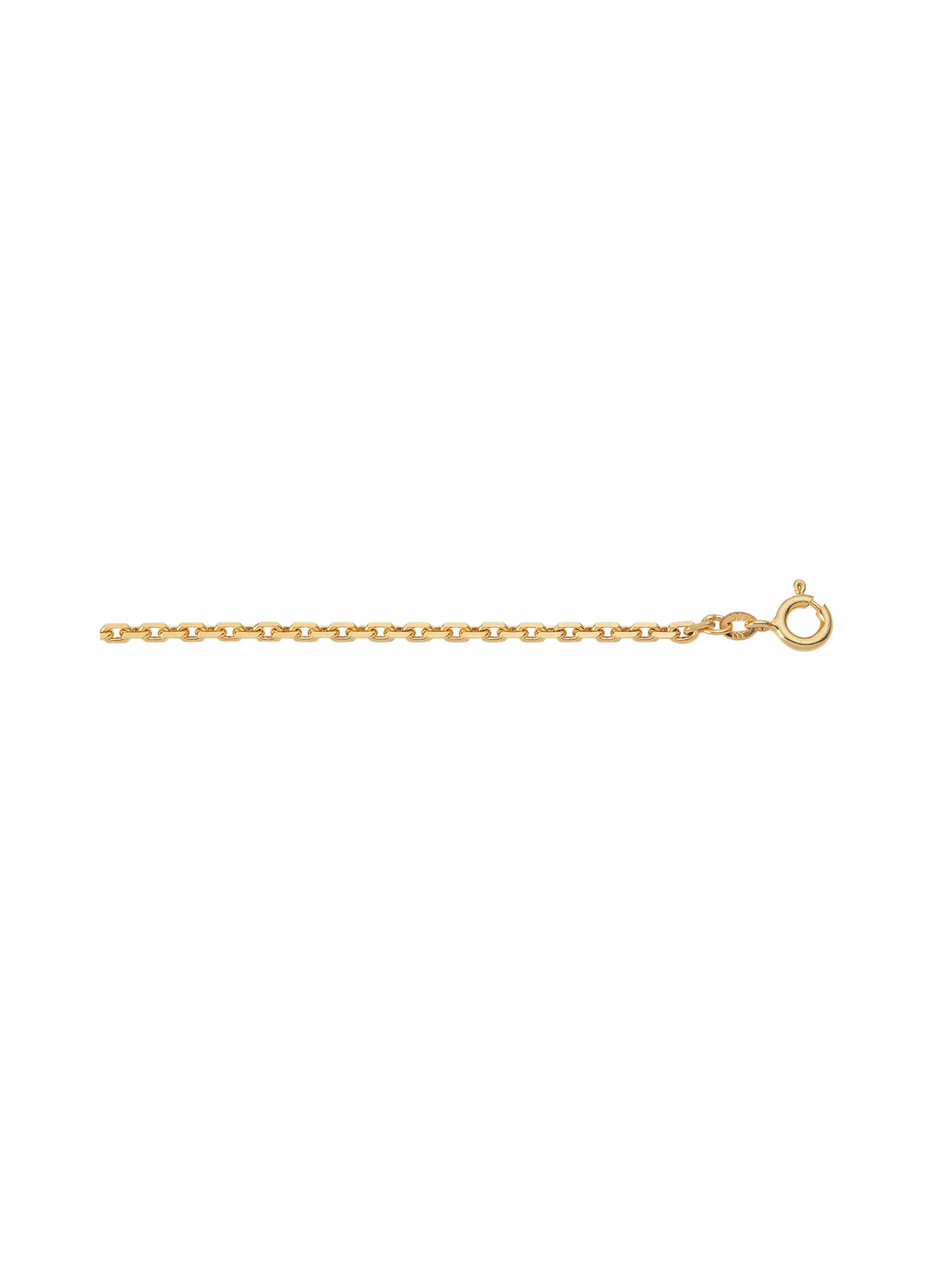 Damen 585 Gold Anker Halskette Ø 1,1 mm – Bild 3