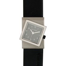 Rolf Cremer Damenuhr mit Lederarmband Schwarz 491819 Rolf Cremer Damenuhr mit Lederarmband Schwarz 491819