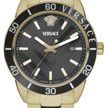 Versace Herren Armbanduhr Greca Urban schwarz gold VEYCA0724 Versace Herren Armbanduhr Greca Urban schwarz gold VEYCA0724