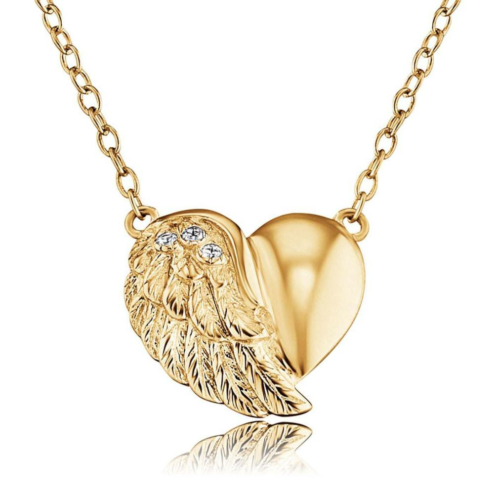 Damen-Collier Herz mit Flügel ERN-LILHEARTWING-G Damen-Collier Herz mit Flügel ERN-LILHEARTWING-G