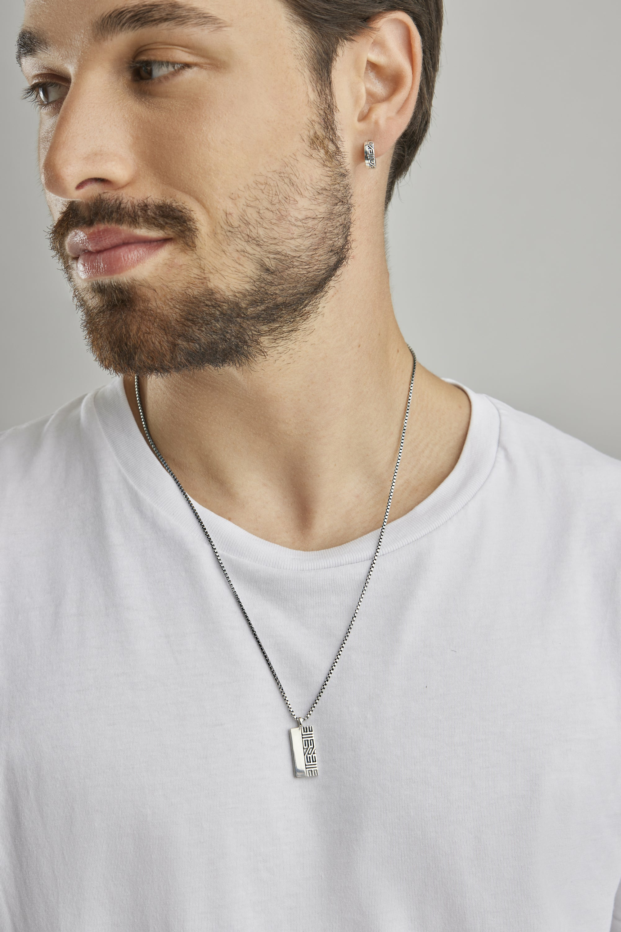 Single-Ohrring 925 Silber rhodiniert Ornamente 41184109723742 – Bild 2