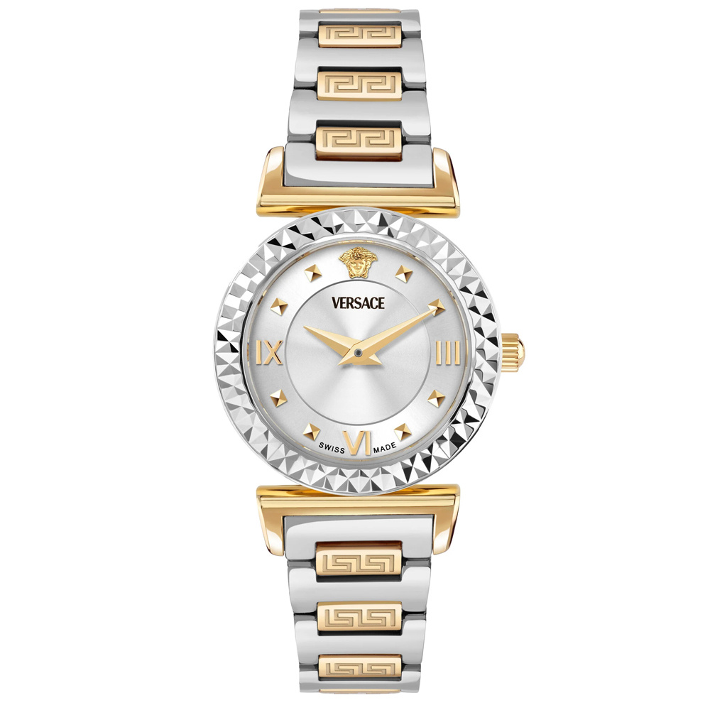 Versace Damenuhr Mini Vanity Silber/Gold VEGFA0525 – Bild 3