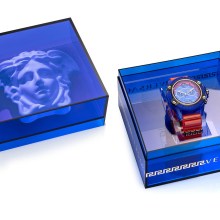 Versace Armbanduhr Sport CHRONO ACTIVE - 44MM - VEZ7-BLUE TRANSP. POLYCARBONATE ... Versace Armbanduhr Sport CHRONO ACTIVE - 44MM - VEZ7-BLUE TRANSP. POLYCARBONATE ...