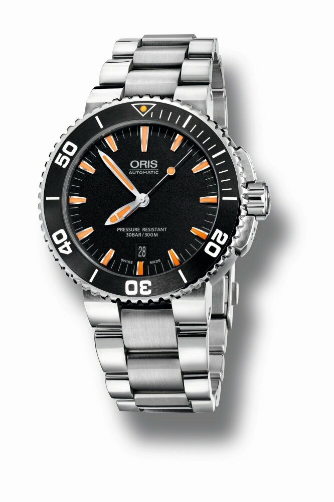 Oris Herrenuhr Aquis Date Silber 01 733 7653 4159-07 8 26 01PEB Oris Herrenuhr Aquis Date Silber 01 733 7653 4159-07 8 26 01PEB