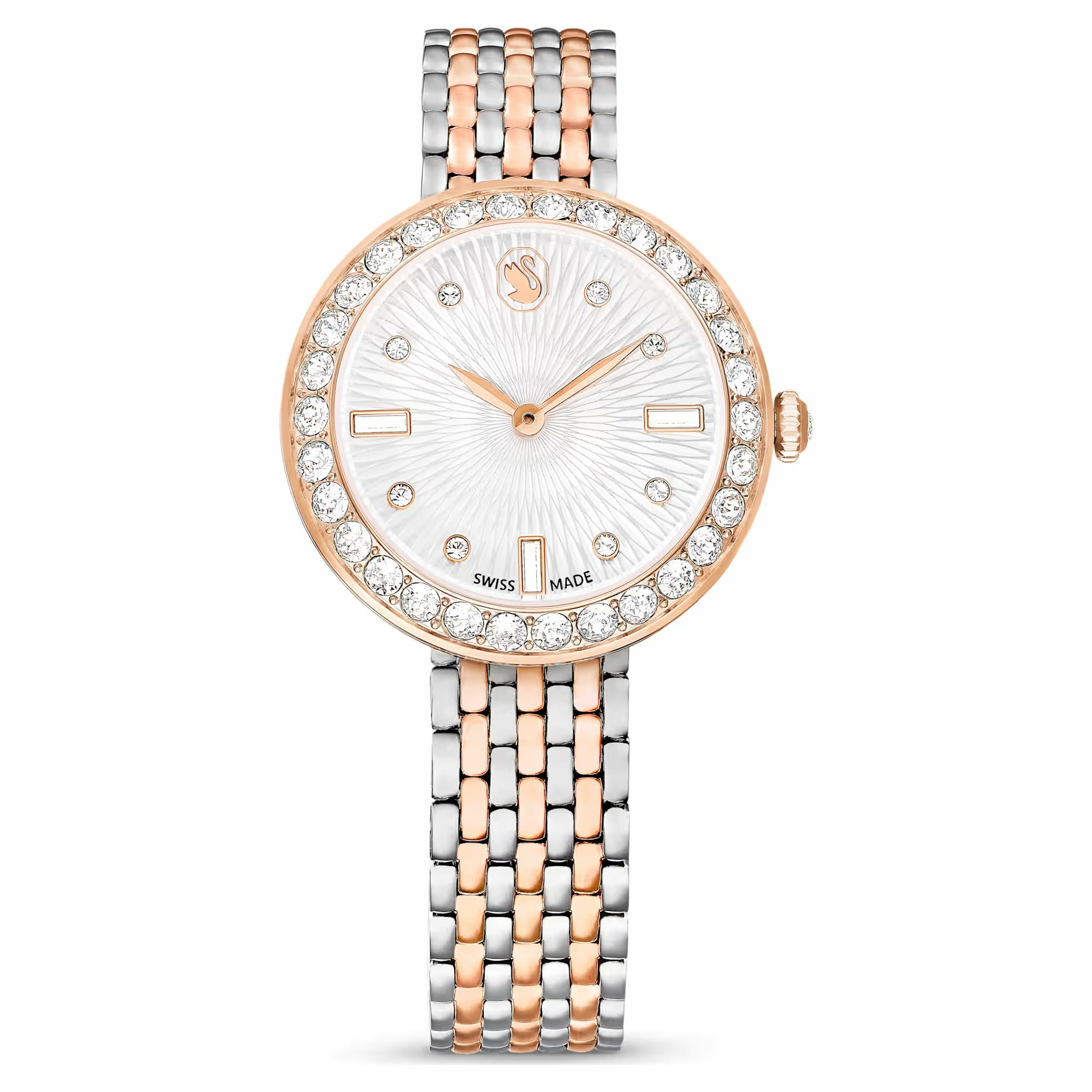 Swarovski Armbanduhr Damen Matrix tennis 7-link rosé bicolor 5672971 – Bild 3