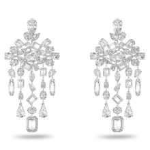 Swarovski Ohrringe Unisex Gema Silber Weiß 5639329 Swarovski Ohrringe Unisex Gema Silber Weiß 5639329