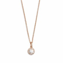 Xenox XS7362R Halskette mit Anhänger Silver Circle Zirkonia Rosé Vergoldet Xenox XS7362R Halskette mit Anhänger Silver Circle Zirkonia Rosé Vergoldet