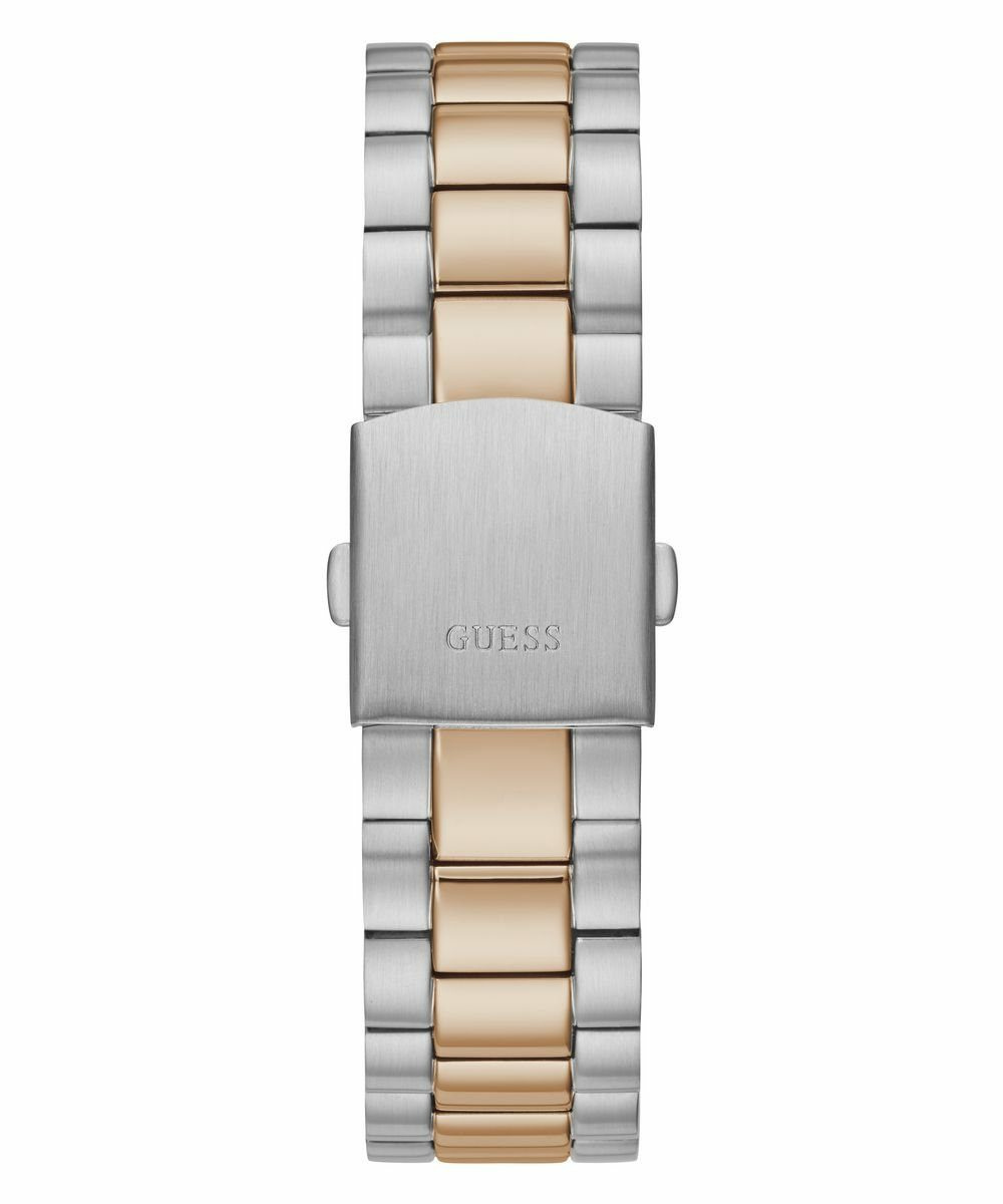 Guess Herrenuhr Connoisseur Edelstahl silber, roségold 42 mm GW0265G12 – Bild 3