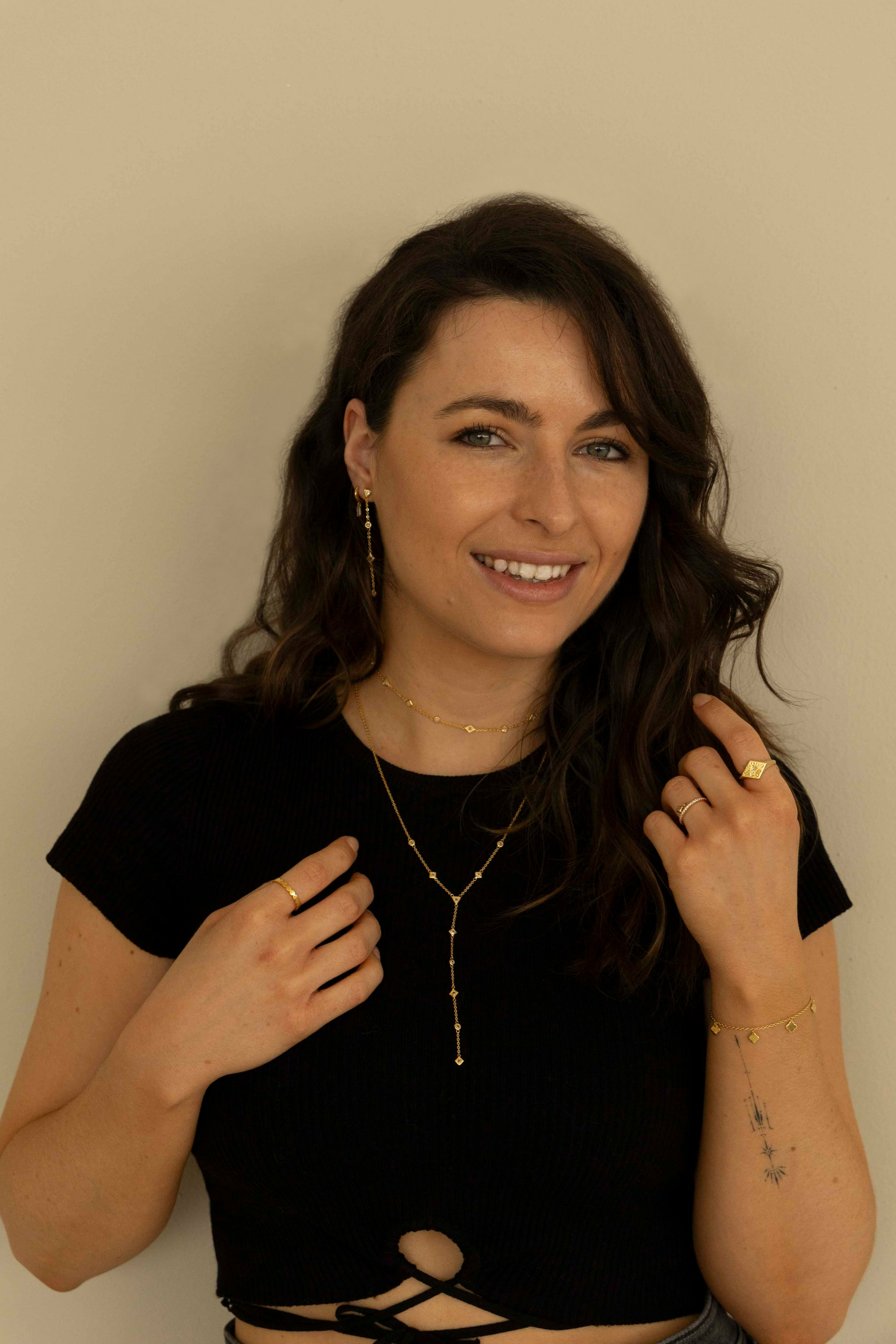 Ohrringe 925 Sterling Silber vergoldet Zirkonia 41185187102814 – Bild 2