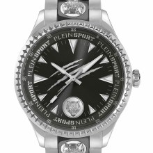 Plein Sport Herren Uhr LINEMAN PS5BA0924 Edelstahl Silber Schwarz 45 mm Plein Sport Herren Uhr LINEMAN PS5BA0924 Edelstahl Silber Schwarz 45 mm