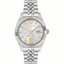 Philipp Plein Herrenuhr Date Superlative Crystal PWMFA0725 Silber Edelstahl 41 m... Philipp Plein Herrenuhr Date Superlative Crystal PWMFA0725 Silber Edelstahl 41 m...