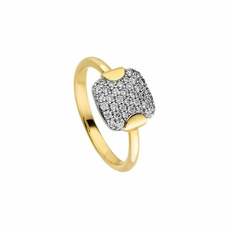 Elaine Firenze Damenring 14ct. Gelb/Weißgold 75032350R/3 Elaine Firenze Damenring 14ct. Gelb/Weißgold 75032350R/3