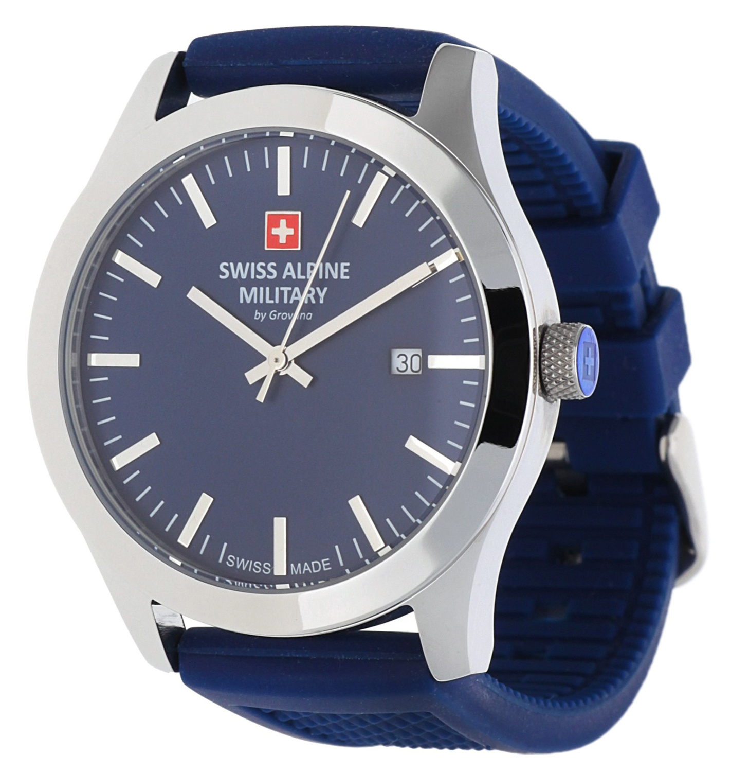 Swiss Alpine Military by Grovana Herren Armbanduhr dunkelblau 7055.1835SAM – Bild 2