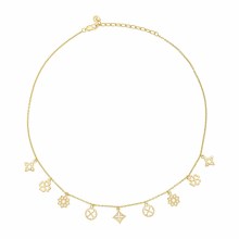 Collier 925 Silber vergoldet Anhänger klein 41184992264286 Collier 925 Silber vergoldet Anhänger klein 41184992264286