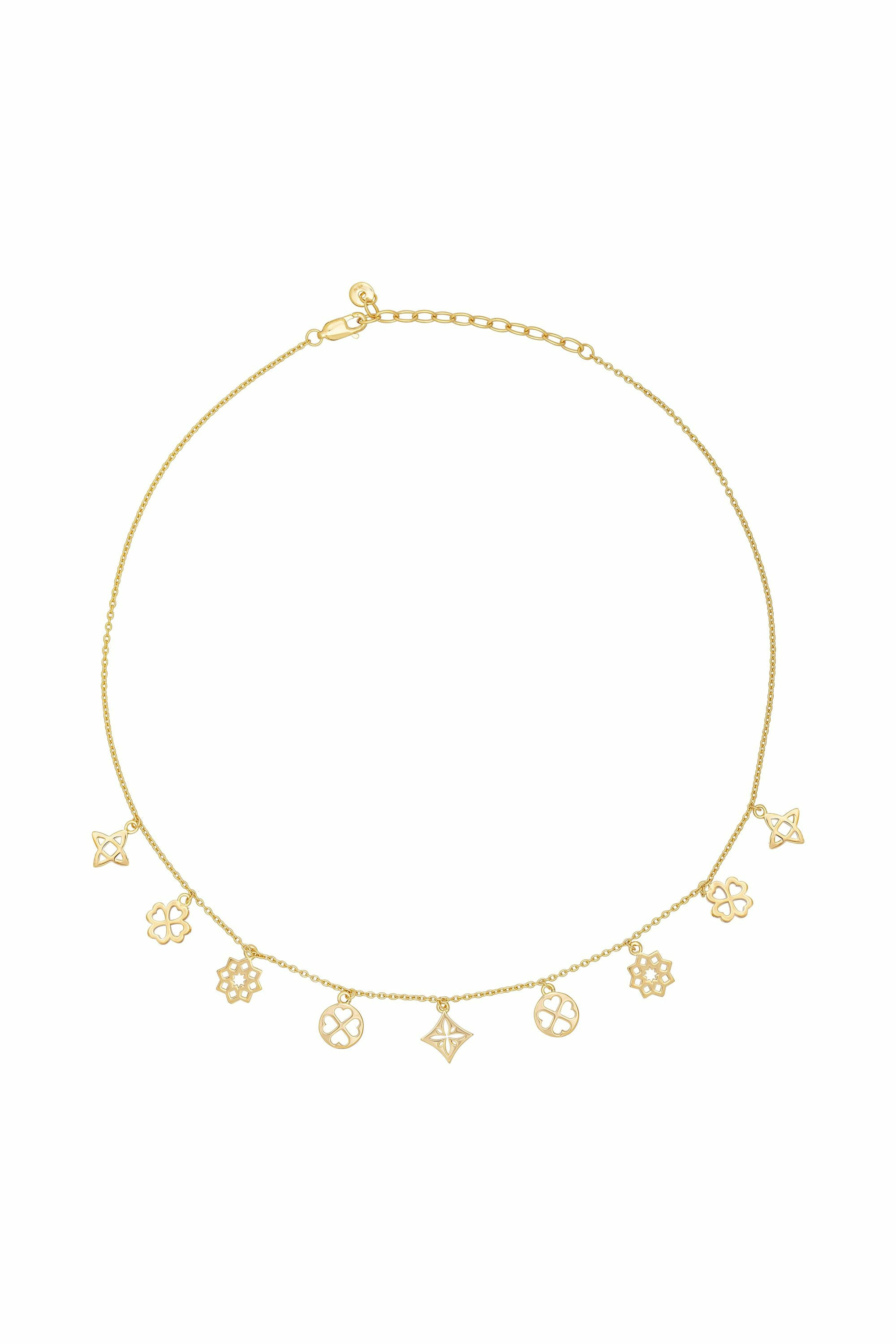 Collier 925 Silber vergoldet Anhänger klein 41184992264286 Collier 925 Silber vergoldet Anhänger klein 41184992264286