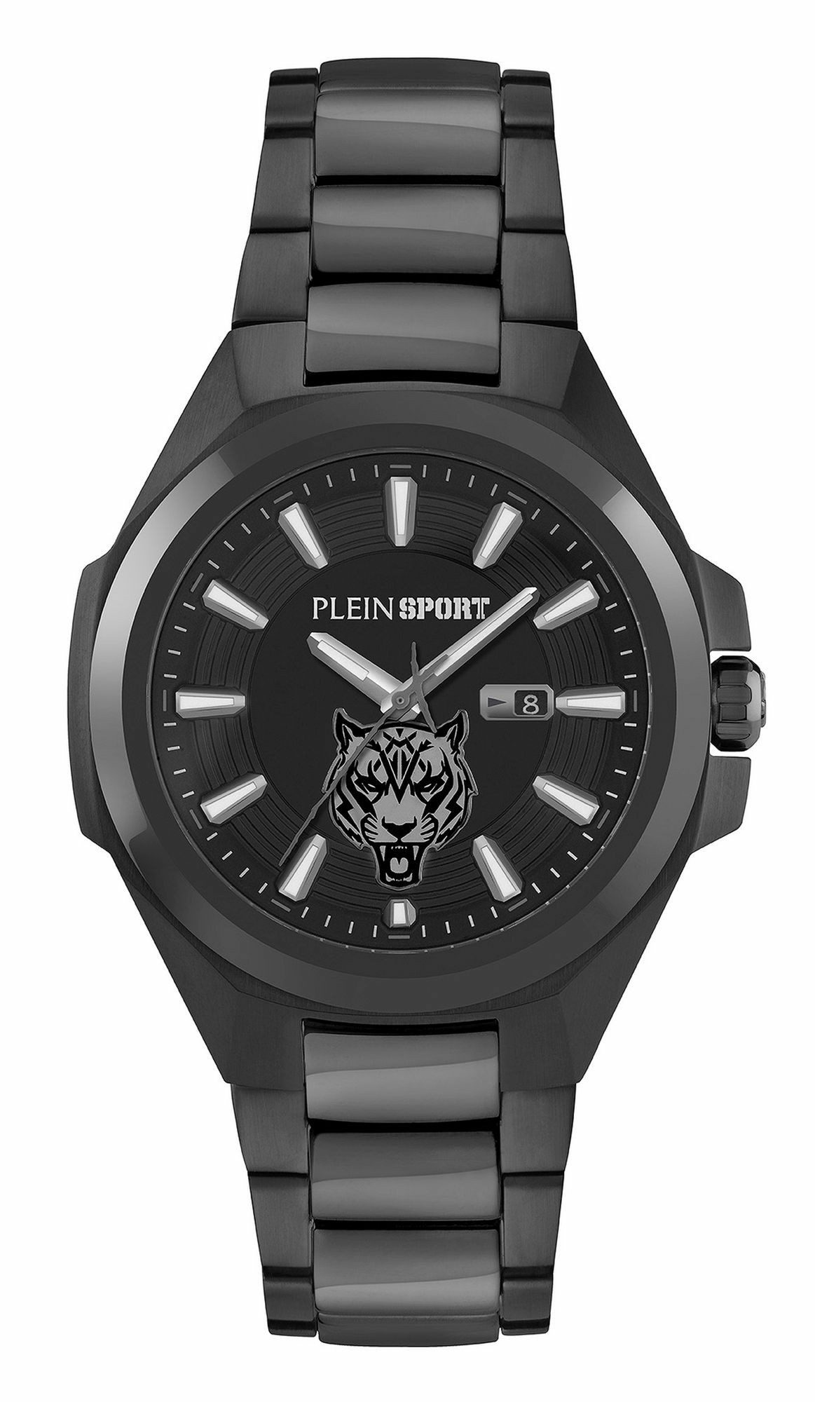 Plein Sport Uhr Herren TIGERMASTER PS7BA0924 Schwarz Plein Sport Uhr Herren TIGERMASTER PS7BA0924 Schwarz
