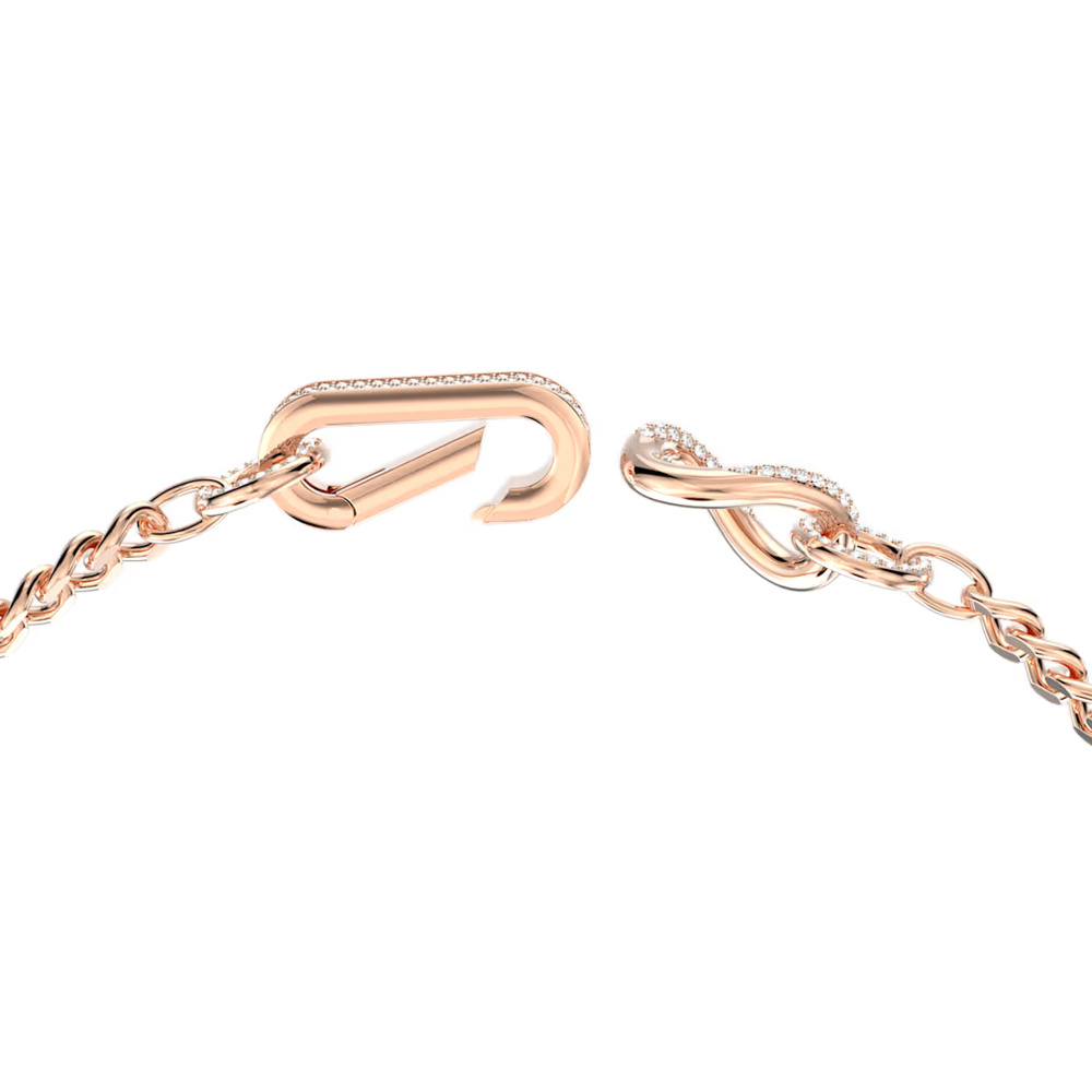 Swarovski Halskette Dextera Pavé Weiß, 18k Rosévergoldung 5656624 Swarovski Halskette Dextera Pavé Weiß, 18k Rosévergoldung 5656624