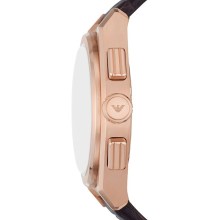 Emporio Armani Herren Armbanduhr Chronograph Blau/Roségold AR11563 Emporio Armani Herren Armbanduhr Chronograph Blau/Roségold AR11563