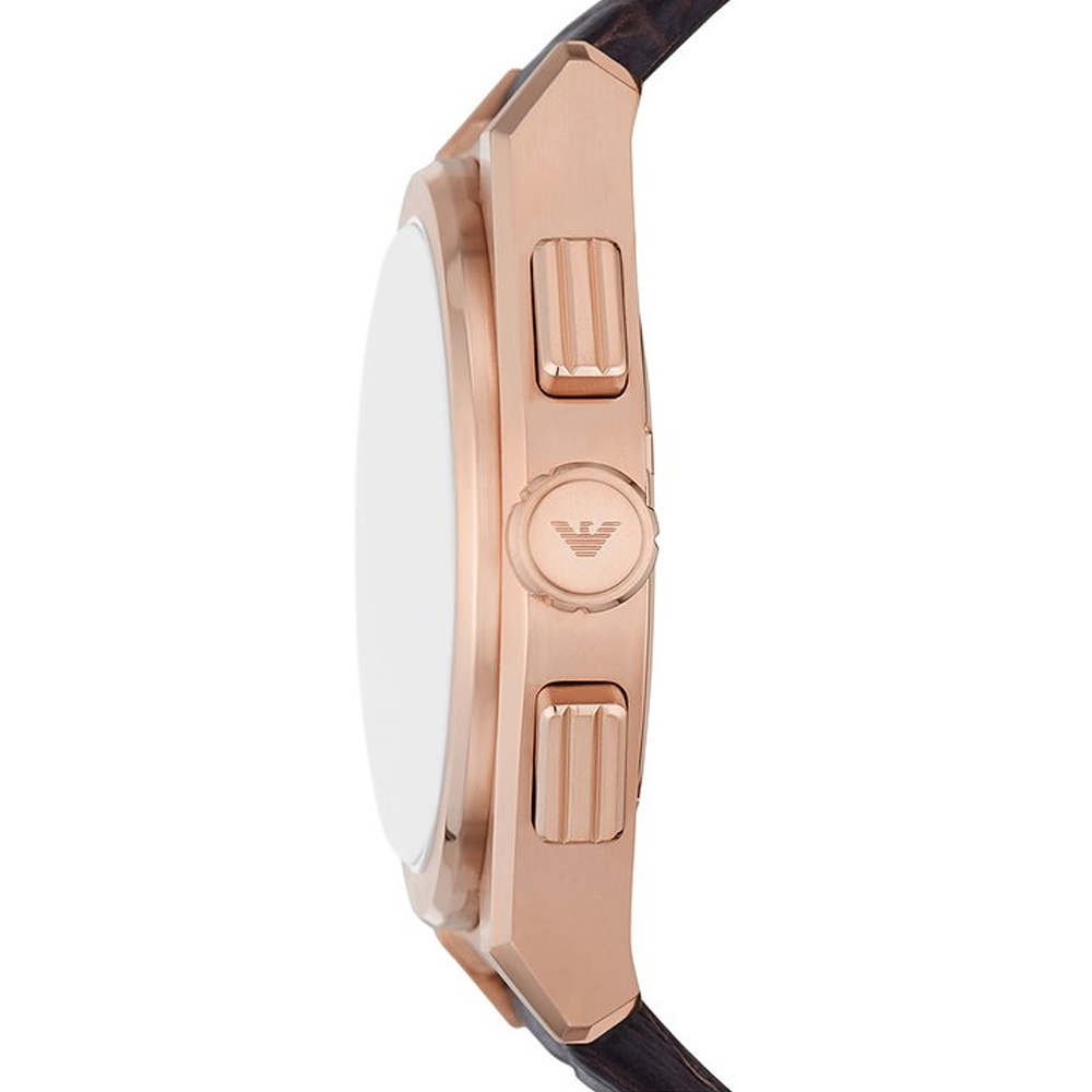 Emporio Armani Herren Armbanduhr Chronograph Blau/Roségold AR11563 Emporio Armani Herren Armbanduhr Chronograph Blau/Roségold AR11563