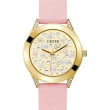 Guess Damen Armbanduhr Pearl 36 mm Perlen und Strasssteine auf dem Zifferblatt A... Guess Damen Armbanduhr Pearl 36 mm Perlen und Strasssteine auf dem Zifferblatt A...