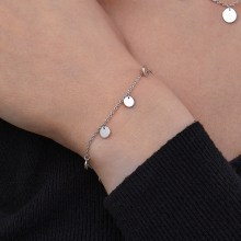 Armband 925 Sterling Silber rhodiniert Plättchen Boho 41184556580958 Armband 925 Sterling Silber rhodiniert Plättchen Boho 41184556580958