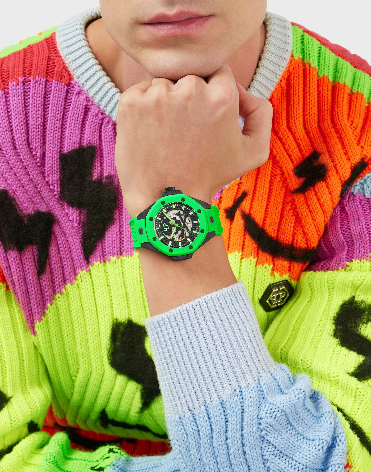 Philipp Plein Automatik Herrenuhr Plein $keleton Royal – Bild 2