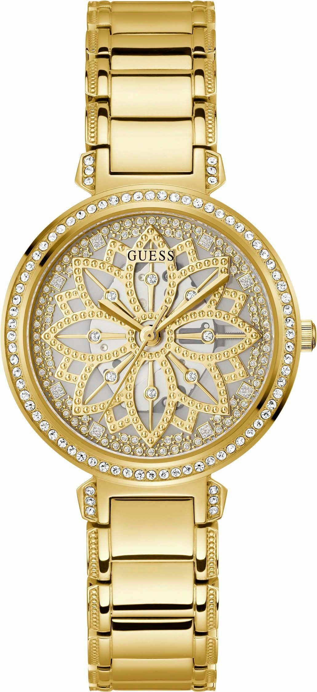 Guess Damen Armbanduhr Lily, goldfarben 36 mm GW0528L2 Guess Damen Armbanduhr Lily, goldfarben 36 mm GW0528L2