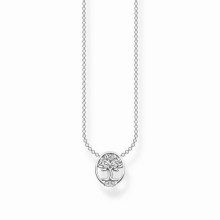 Thomas Sabo Damen Halskette mit Lebensbaum Charm 45cm Silber SCKE150327 Thomas Sabo Damen Halskette mit Lebensbaum Charm 45cm Silber SCKE150327