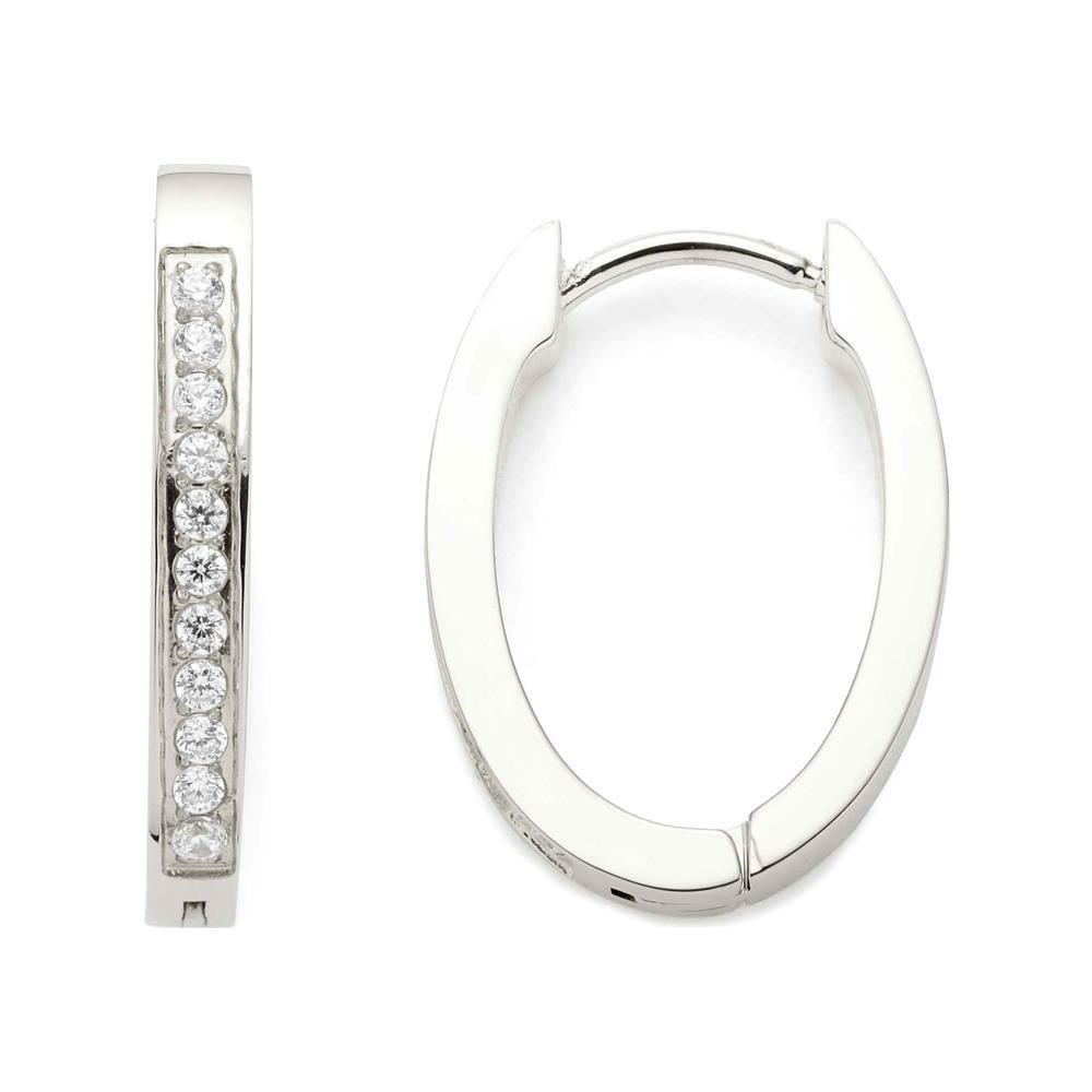 Leonardo Damen Zirkonia Creolen Ronia Silber 023245 Leonardo Damen Zirkonia Creolen Ronia Silber 023245