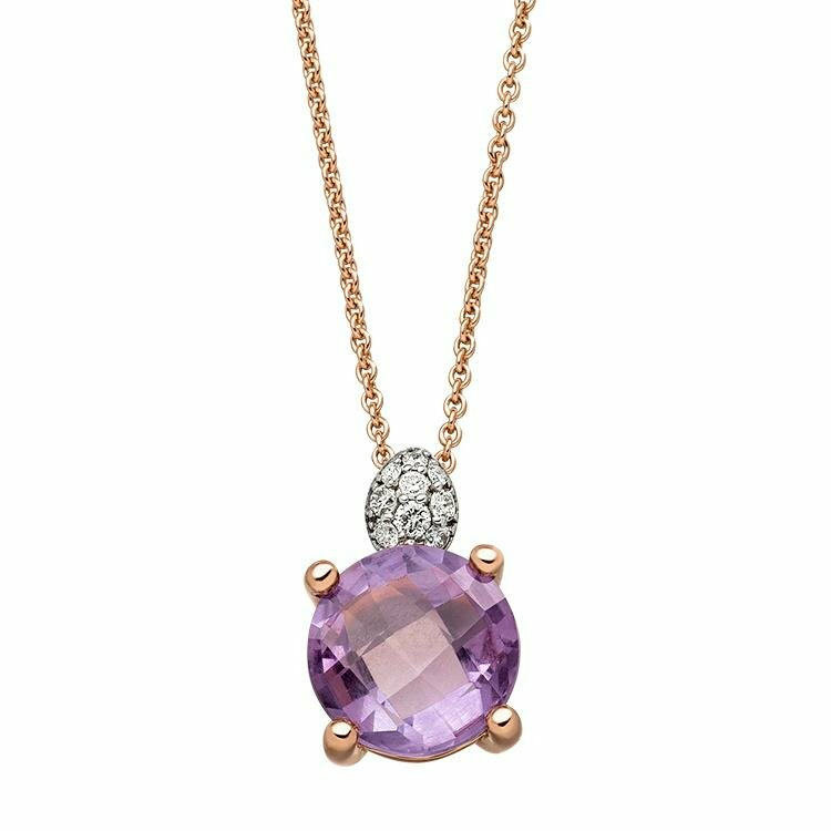 Elaine Firenze Damen Anhänger 14ct. Rosé/Weißgold 75033970P/3 Elaine Firenze Damen Anhänger 14ct. Rosé/Weißgold 75033970P/3