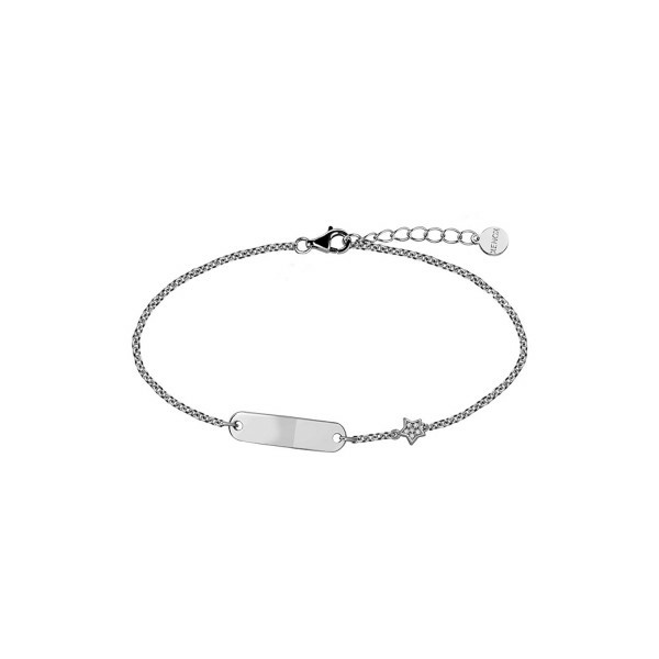 Xenox Kinder Armband mit Gravurplatte und Zirkonia Silber XS3468 Xenox Kinder Armband mit Gravurplatte und Zirkonia Silber XS3468