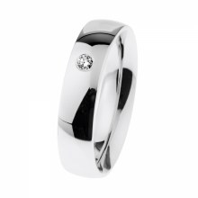 Ernstes Design Damen Diamant Ring Trauring Breite 5mm Größe 55 Silber R604-55 Ernstes Design Damen Diamant Ring Trauring Breite 5mm Größe 55 Silber R604-55