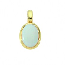 Damen 585 Gold Anhänger mit Opal Damen 585 Gold Anhänger mit Opal