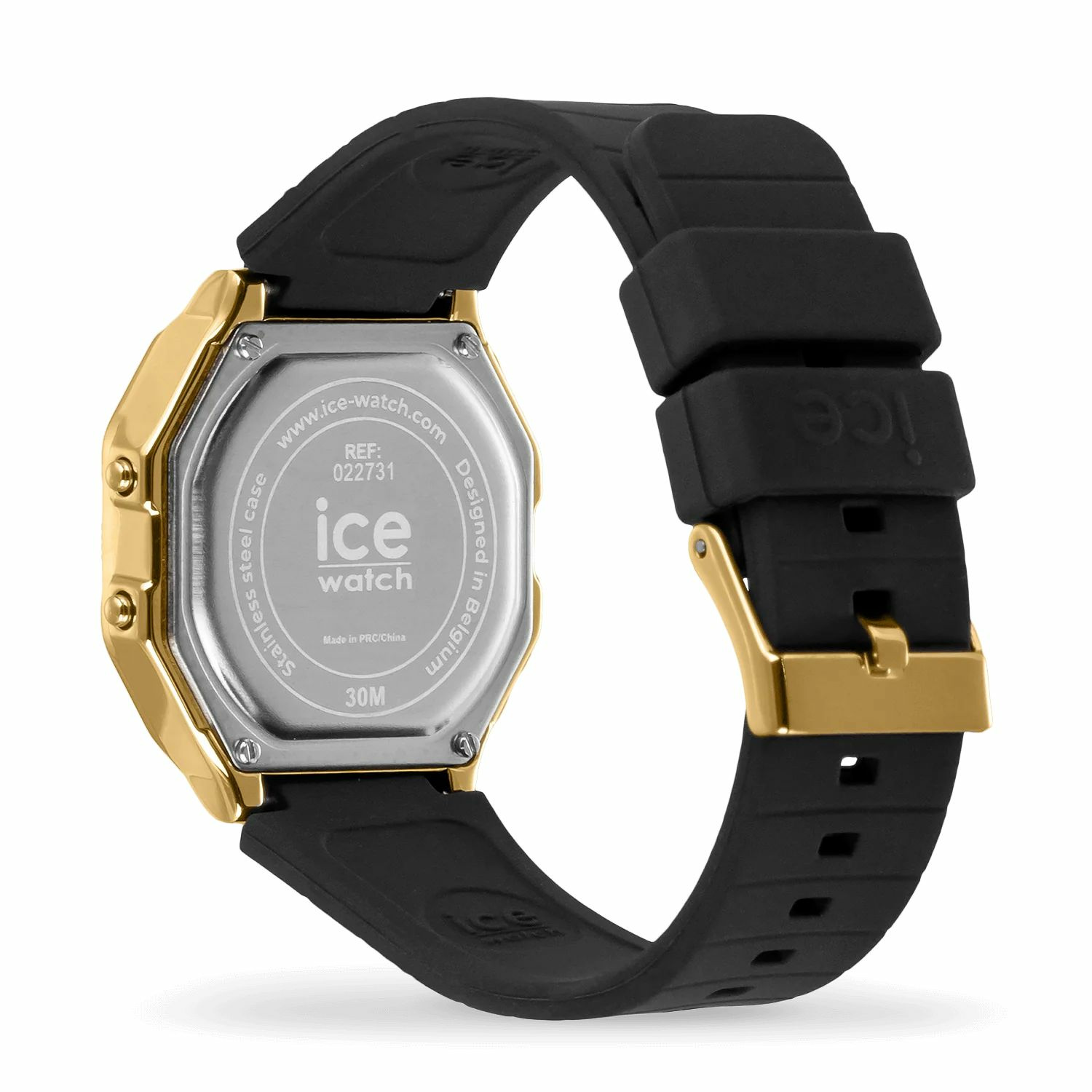 ICE-Watch Digitaluhr Damen ICE digit retro Metal gold mirror Black Gold 022731 – Bild 3