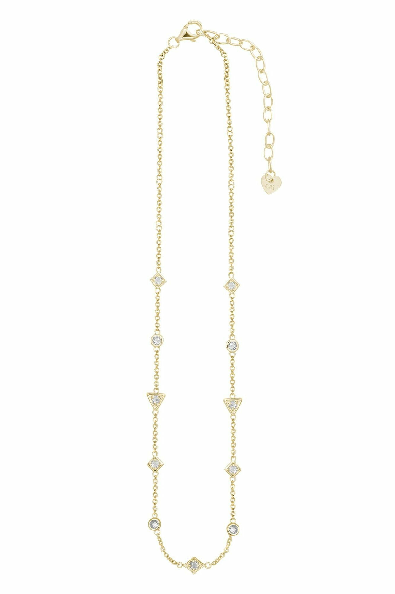 Halskette Choker 925 Silber vergoldet mit Zirkonia 41185216757854 Halskette Choker 925 Silber vergoldet mit Zirkonia 41185216757854