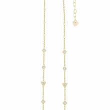 Halskette Choker 925 Silber vergoldet mit Zirkonia 41185216757854 Halskette Choker 925 Silber vergoldet mit Zirkonia 41185216757854