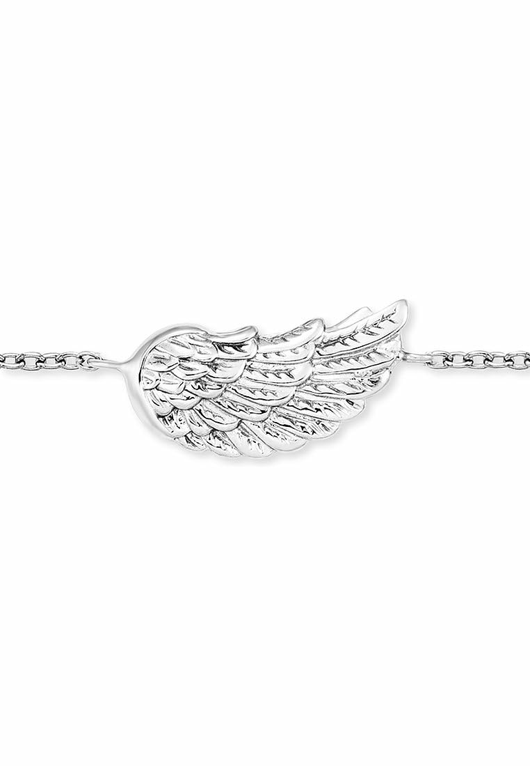 Armband Flügel | Silber rhodiniert | – Bild 2