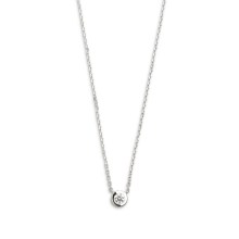 Xenox Damen Halskette mit Zirkonia Anhänger Zargenfassung 45cm Silber XS7385 Xenox Damen Halskette mit Zirkonia Anhänger Zargenfassung 45cm Silber XS7385