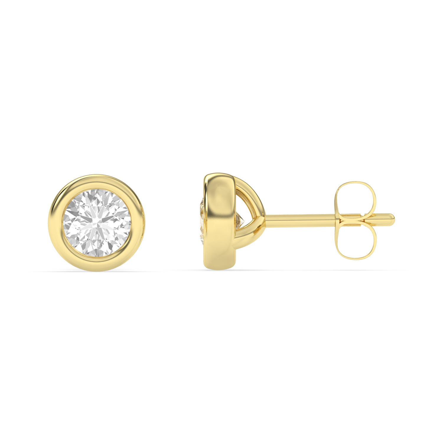 Felix Amar Ohrstecker 750er Gold 1 Karat SI1 – Bild 3