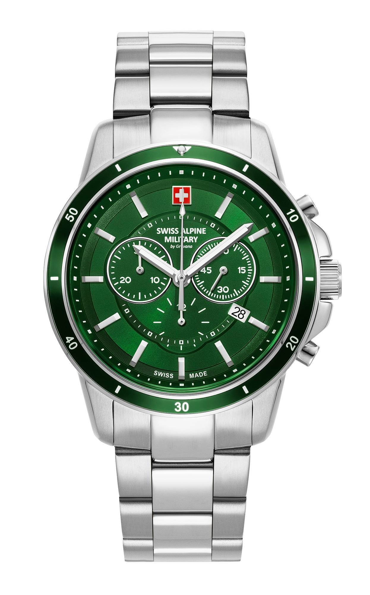 Swiss Alpine Military Herren Armbanduhr Douglas Chronograph 7089.9134 – Bild 2