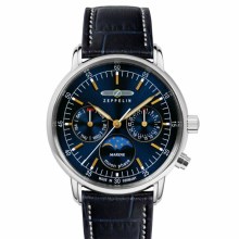 Zeppelin Damenuhr LZ 14 Marine inkl. Ersatzband 86353 Zeppelin Damenuhr LZ 14 Marine inkl. Ersatzband 86353